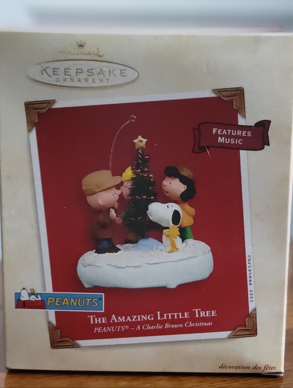 Hallmark Musical Peanuts - The Amazing Little Tree Ornament 2003